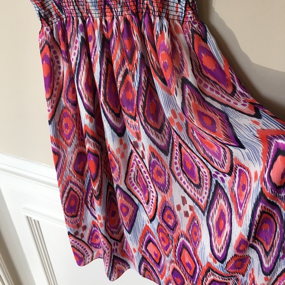 Trina Turk Mao Smocked Midi Dress - Picture 8 of 10